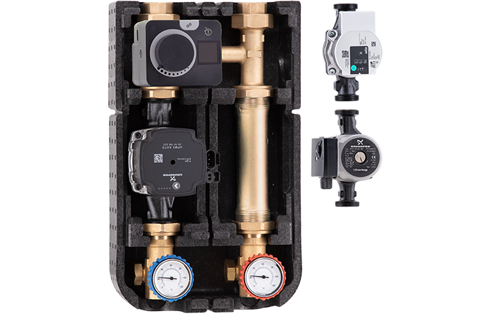 Anti-condensation distribution groups DN 25 3
