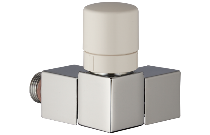 Double équerre, raccord cuivre, plastique et multicouche 15