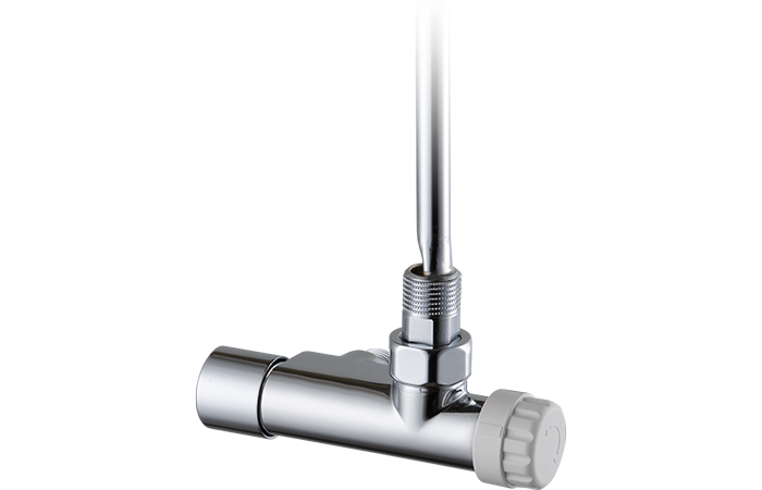 Vanne pour circuit mono/bitube, double équerre, raccord cuivre, plastique et multicouche. Entraxe 60 mm 5