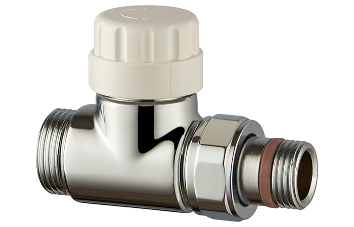 Straight with copper, plastic, multilayer pipe connection 5