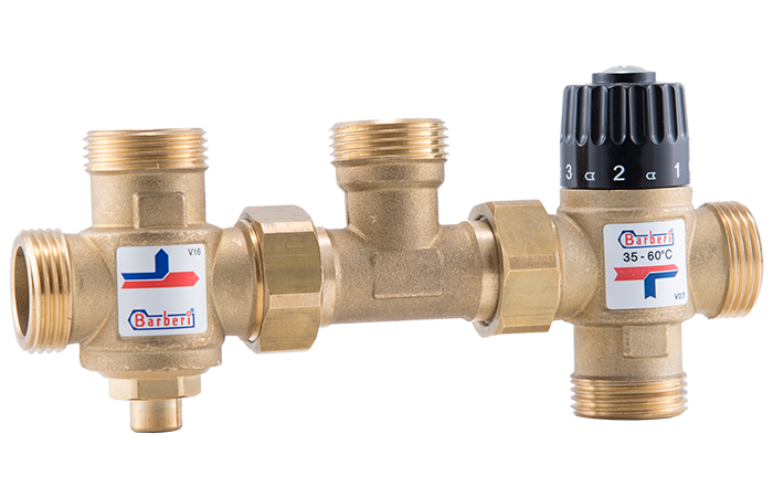 P05 Thermal solar thermostatic mixing valves 4